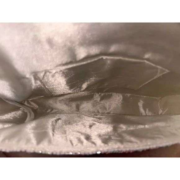 Handcrafted in India Viral Beaded Cherries Cherry Pink Striped Shoulder Bag - Picture 8 of 11